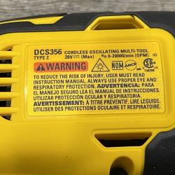 AS-IS DEWALT 20V MAX XR Cordless Brushless 3-Speed Oscillating Multi Tool Kit