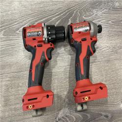 AS-IS Milwaukee 18V Lithium-Ion Brushless Cordless Compact Drill/Impact Combo Kit