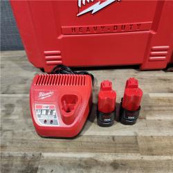 HOUSTON LOCATION - AS-IS M12 12-Volt Lithium-Ion Force Logic Cordless Press Tool Kit (3 Jaws Included) with Two 1.5 Ah Battery and Hard Case