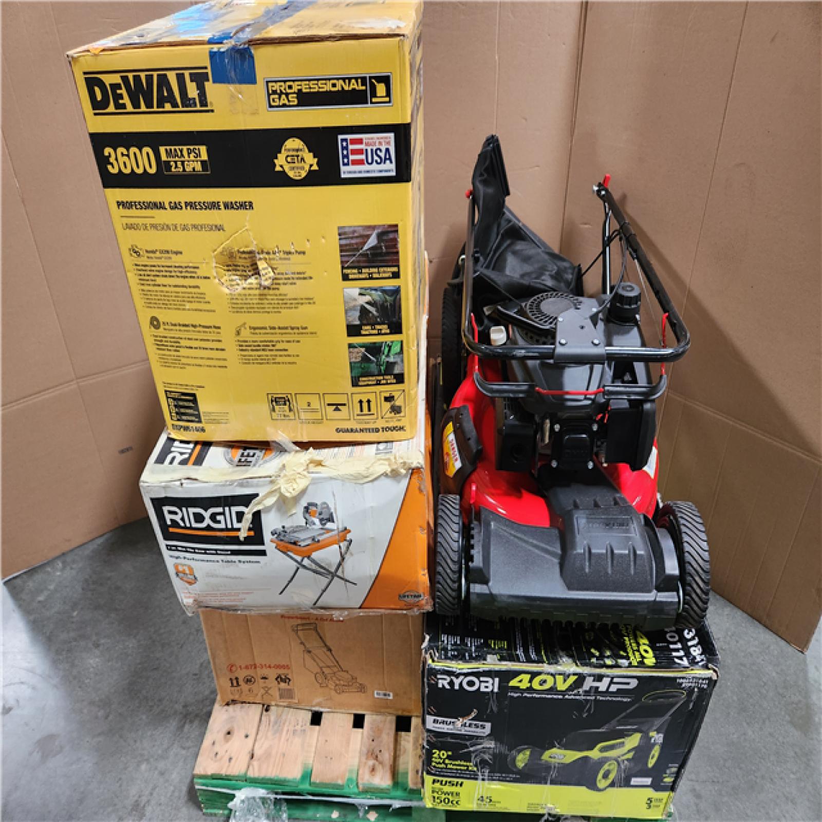 CALIFORNIA AS-IS OUTDOOR POWER EQUIPMENT