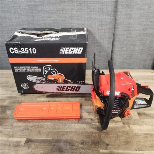 HOUSTON LOCATION - AS-IS Echo-CS-3510-16AA Professional Gas Rear Handle Chain Saw with 16in. Bar 34.4cc
