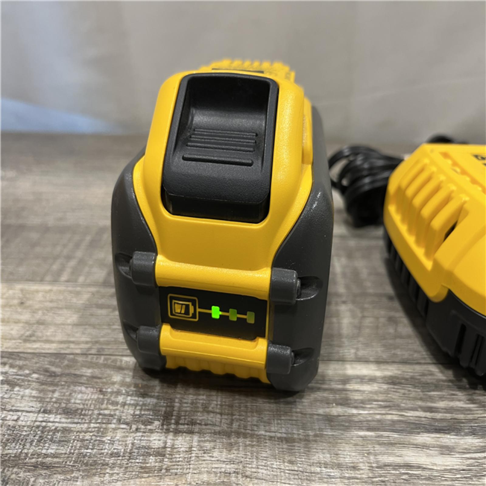 AS-IS DEWALT 20V/60V MAX FLEXVOLT Lithium-Ion 9.0Ah Battery and Charger Starter Kit