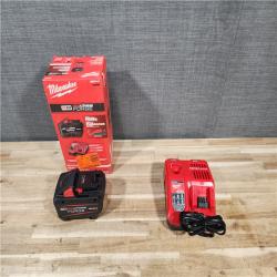 HOUSTON LOCATION - AS-IS Milwaukee 18-Volt Lithium-Ion REDLITHIUM FORGE Starter Kit with 12. 0Ah Battery and Charger