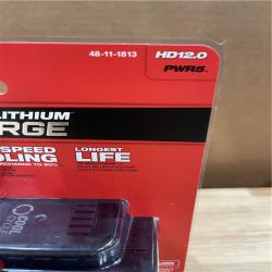 DALLAS LOCATION- NEW!- Milwaukee 18V Lithium-Ion REDLITHIUM FORGE HD 12.0 Ah Battery Pack