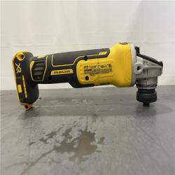 AS-IS - DeWalt 20V MAX XR Cordless Brushless 4.5 in. Slide Switch Small Angle Grinder with Kickback Brake