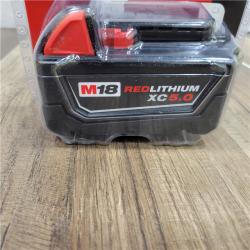 NEW! Milwaukee M18 18-Volt Lithium-Ion XC Extended Capacity 5.0Ah Battery Pack
