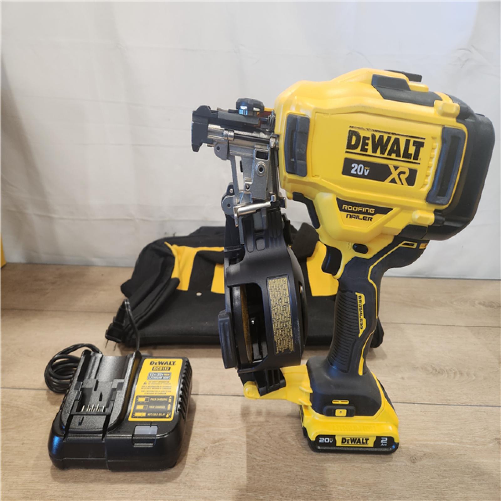 AS-IS- DEWALT 2007898 Roofing Nailer Cordless