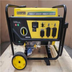 Phoenix NEW Champion Power Equipment 7850/6250-Watt Recoil Start Dual Fuel Portable Generator w/ Free 3-Year Warranty for Home Backup and Storm Prep