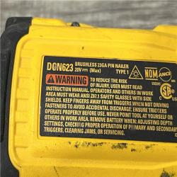 AS-IS DEWALT ATOMIC 20V MAX Lithium Ion Cordless 23 Gauge Pin Nailer (Tool Only)