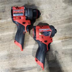HOUSTON LOCATION - AS-IS Milwaukee 3497-22 12V Brushless Hammer Drill and Impact Driver Combo Kit