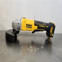AS-IS- DeWalt 20V MAX Cordless 4-1/2 in. Angle Grinder with Brake Tool Only