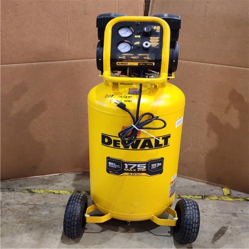 HOUSTON LOCATION - AS-IS DEWALT 26 Gal. 175 PSI Ultra Quiet Portable Electric Air Compressor