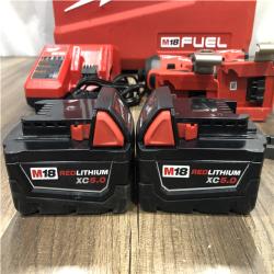 AS-IS Milwaukee FUEL 18V Lithium-Ion Brushless Cordless Hammer Drill and Impact Driver Combo Kit