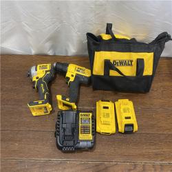 AS-IS DeWALTA® 20V MAX Cordless Drill Driver/Impact Driver Combo Kit 1.3 Ah Lithium Ion