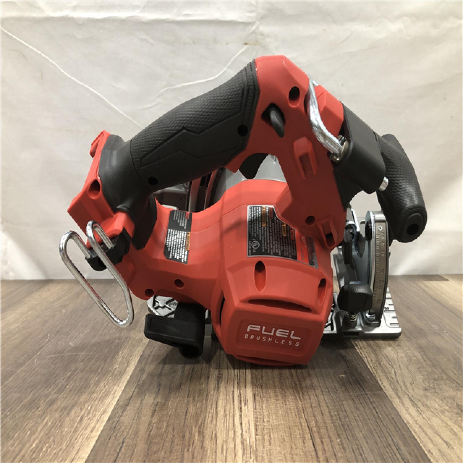 AS-IS Milwaukee FUEL 18V Lithium-Ion Brushless Cordless 6-1/2 in. Circular Saw (Tool-Only)