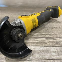 AS-IS DEWALT 20V MAX XR Cordless Brushless 4.5 in. Slide Switch Small Angle Grinder with Kickback Brake (Tool Only)