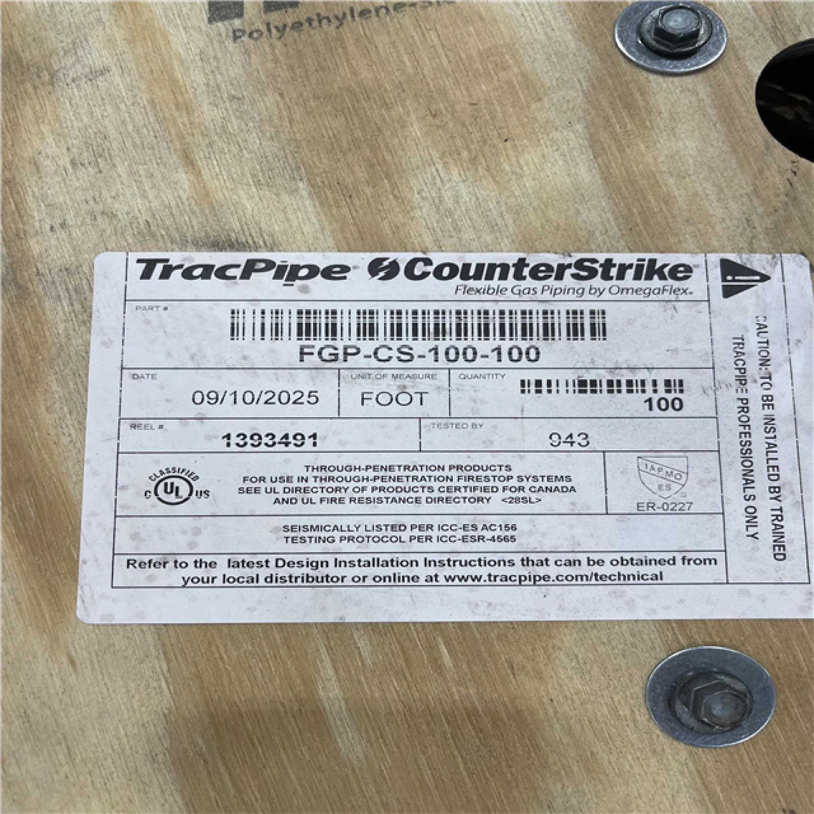 DALLAS LOCATION- MIXED TracPipe® Gas Pipe Tubing