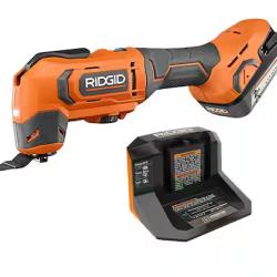 DALLAS LOCATION- NEW!- RIDGID 18V Cordless Oscillating Multi-Tool Kit