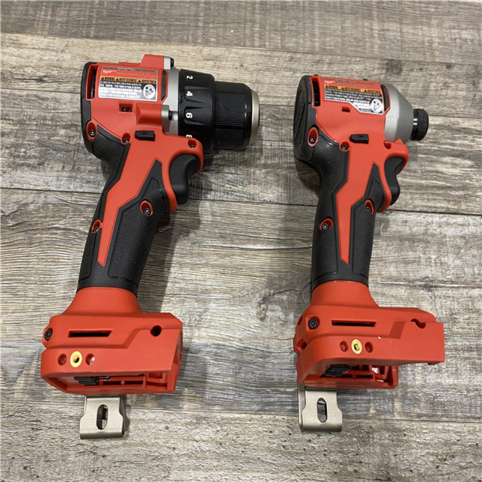 AS-IS Milwaukee 18V Lithium-Ion Brushless Cordless Compact Drill/Impact Combo Kit