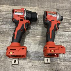 AS-IS Milwaukee 18V Lithium-Ion Brushless Cordless Compact Drill/Impact Combo Kit