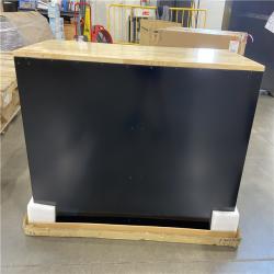 DALLAS LOCATION - Husky Tool Storage 46 in. W x 18 in. D 9-Drawer Mobile Workbench Cabinet in Gloss Black