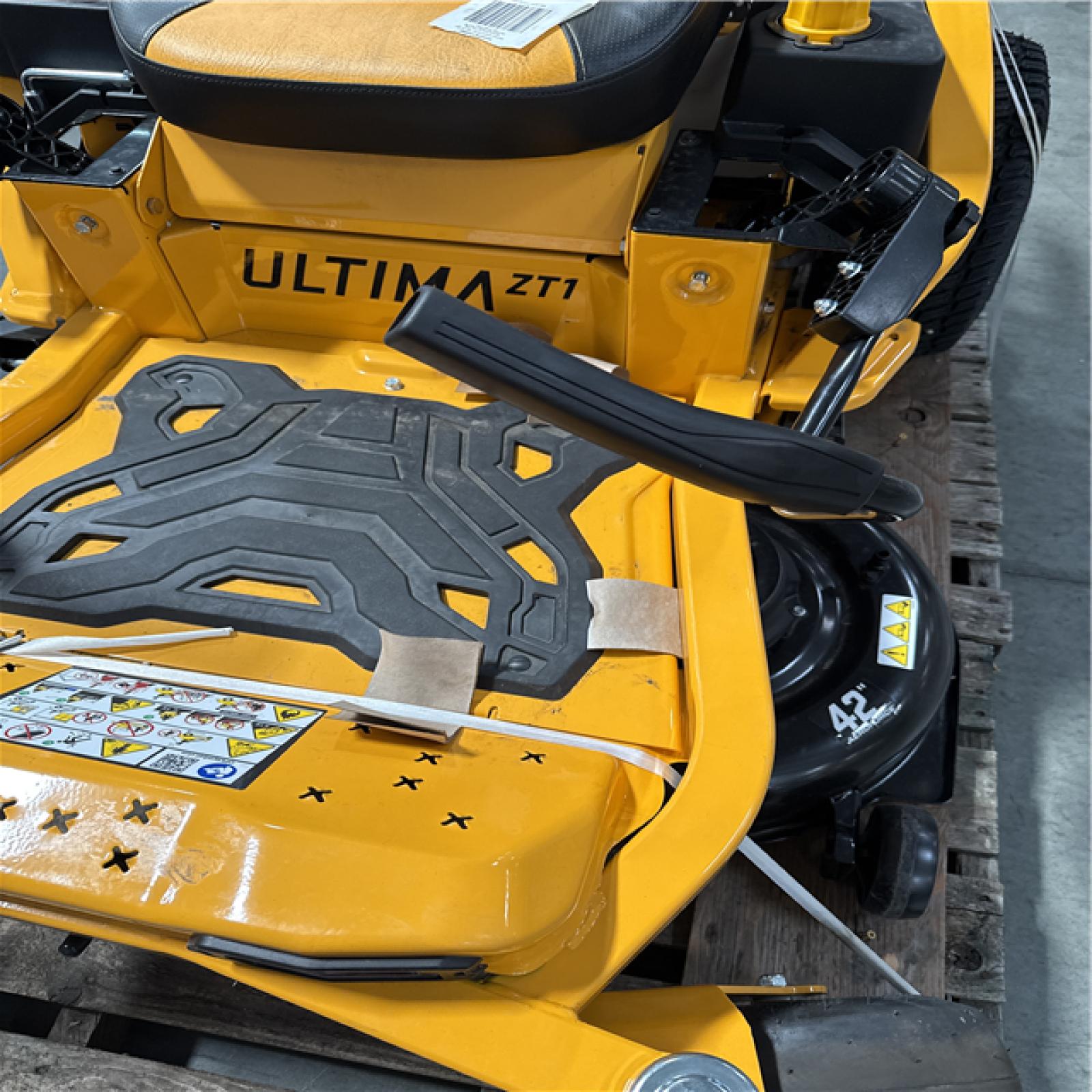 California AS-IS Cub Cadet Ultima ZT1 42 Riding Mower