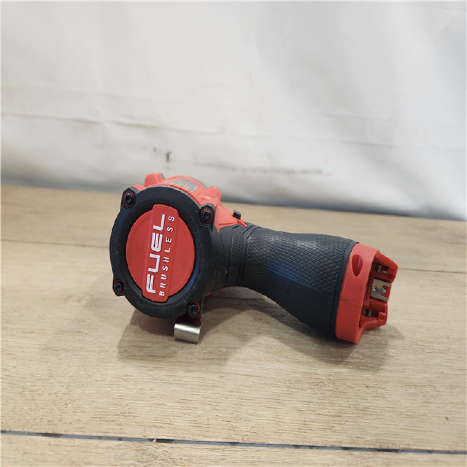 AS-IS- Milwaukee  FUEL 12V Lithium-Ion Brushless Cordless Stubby 3/8 in. Impact Wrench (Tool-Only)