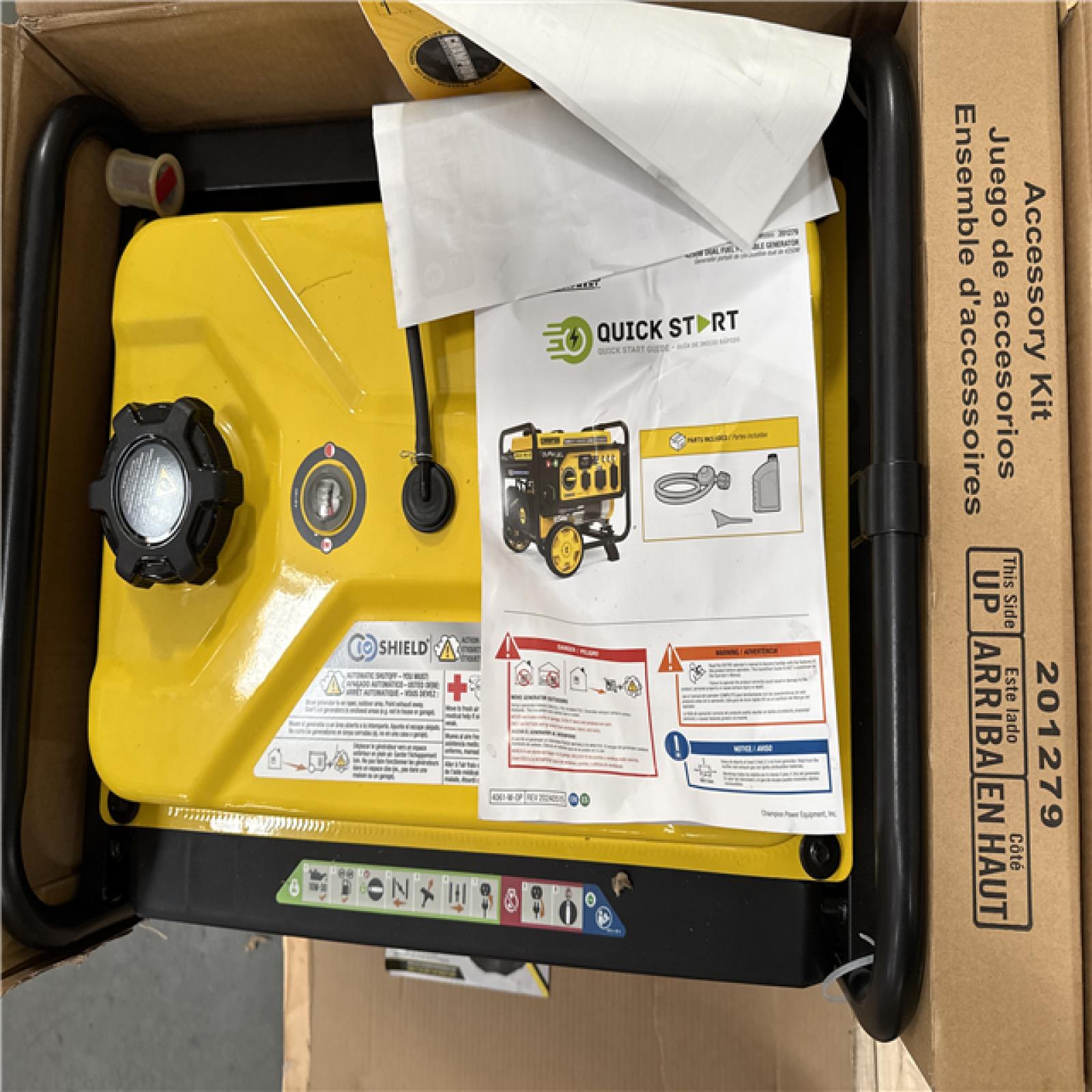 California AS-IS Champion Portable Generator