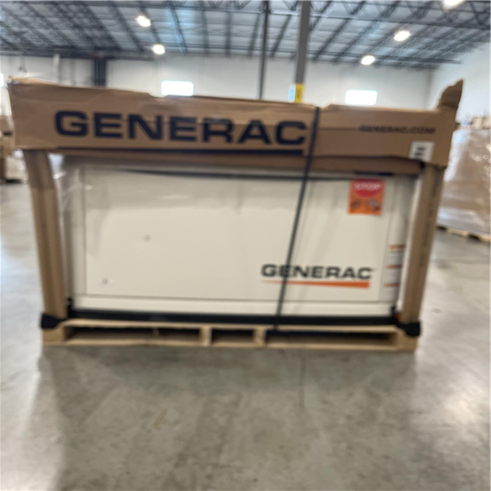 DALLAS LOCATION- GENERAC 22kW - Dual Fuel Air- Cooled Whole House Home Standby Generator With Transfer Switch