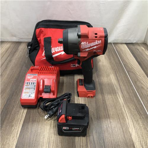 AS-IS Milwaukee FUEL 18V Lithium-Ion Brushless Cordless 1/2 in. Impact Wrench w/Friction Ring Kit