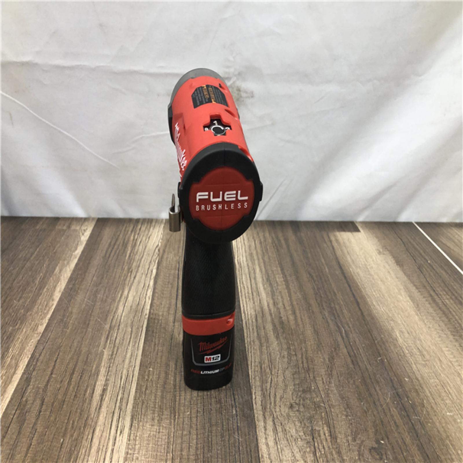 AS-IS Milwaukee FUEL SURGE 12V Lithium-Ion Brushless Cordless 1/4 in. Hex Impact Driver Compact Kit