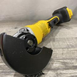 AS-IS DEWALT 20V MAX Cordless Brushless 4-1/2 in. Angle Grinder with Paddle Switch (Tool Only)