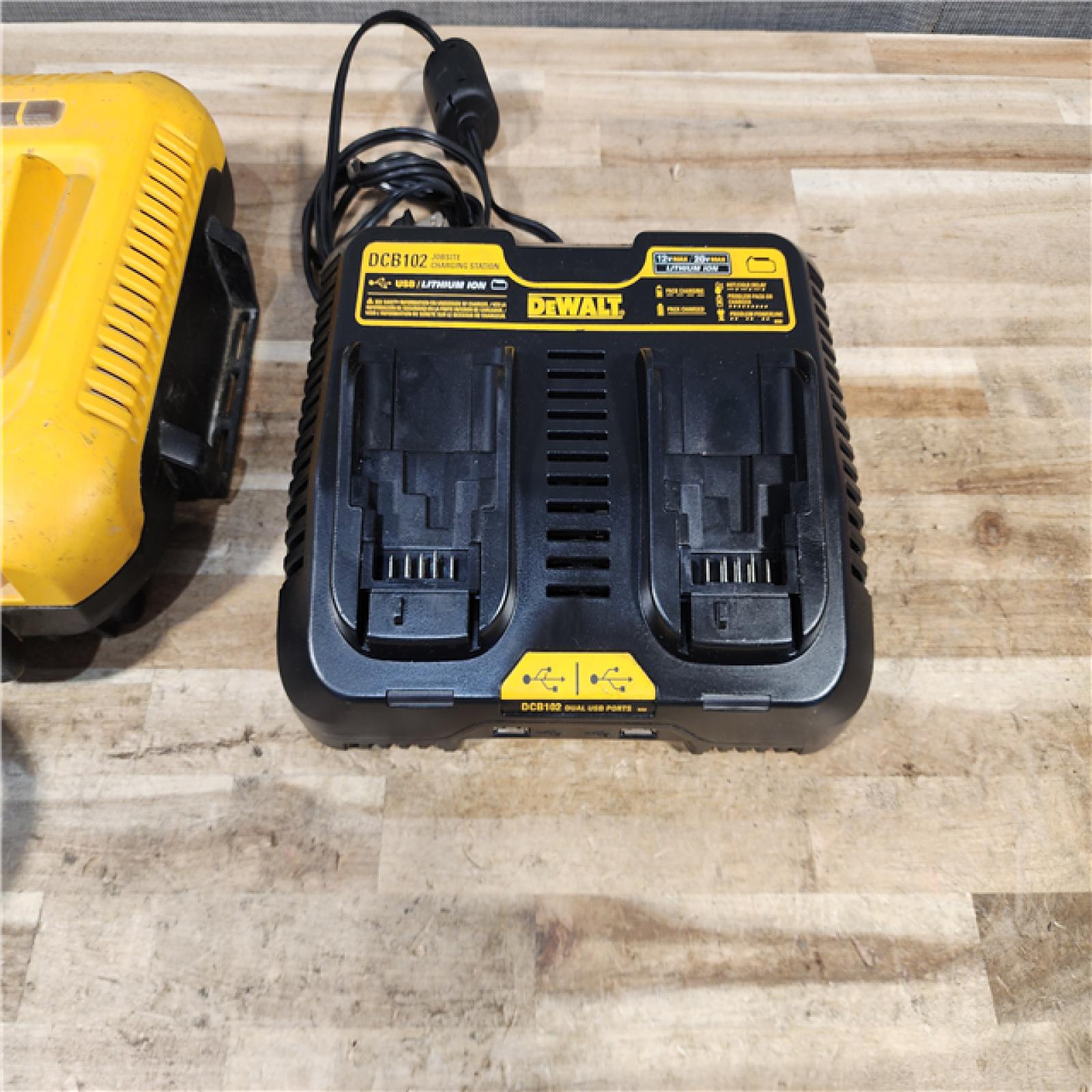 HOUSTON LOCATION - AS - IS DEWALT BATTERY CHARGER PACK QTY - 2