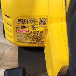 HOUSTON LOCATION - AS-IS DeWALT Flexvolt Max 7-1/4  60V Brushless Circular Saw DCS578B (Bare Tool)