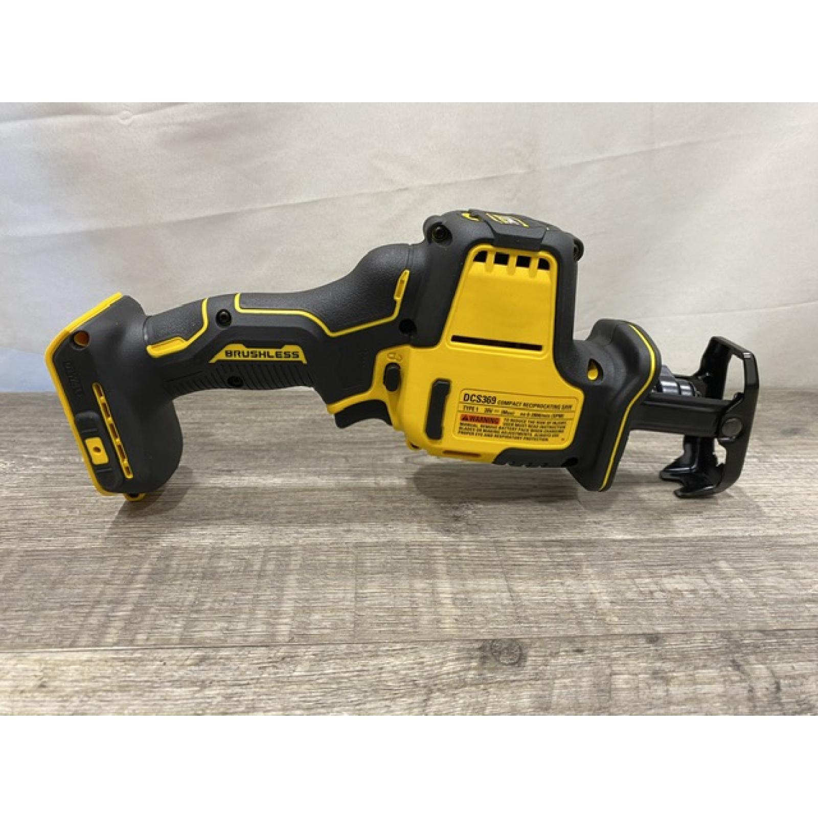AS-IS DEWALT ATOMIC 20V MAX Cordless Brushless Compact Reciprocating Saw (Tool Only)