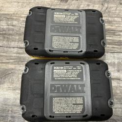 AS-IS DEWALT 20V MAX XR Lithium-Ion 4.0 Ah Battery Packs (2-Pack)