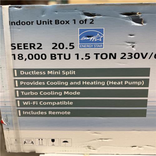 DALLAS LOCATION - NEW! BONAIRE DURANGO 18000 BTU 1.5 TON MINI SPLIT