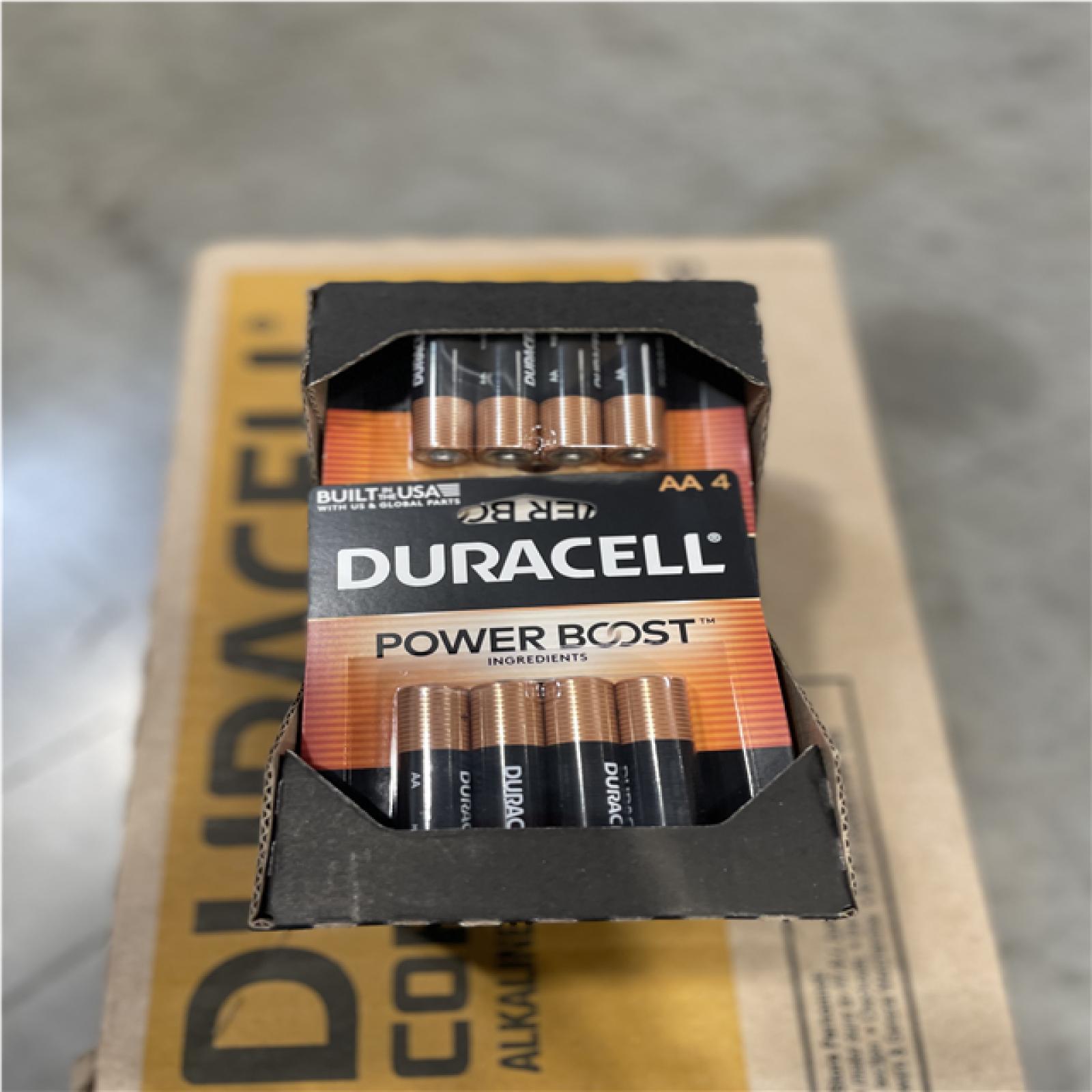 DALLAS LOCATION- NEW! DURACELL Coppertop Alkaline AA Batteries (4-Pack) (224 BATTERIES TOTAL)