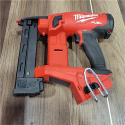 AS-IS MILWAUKEE M18 FUEL 18-Volt Lithium-Ion Brushless Cordless 18-Gauge 1/4 in. Narrow Crown Stapler (Tool-Only)