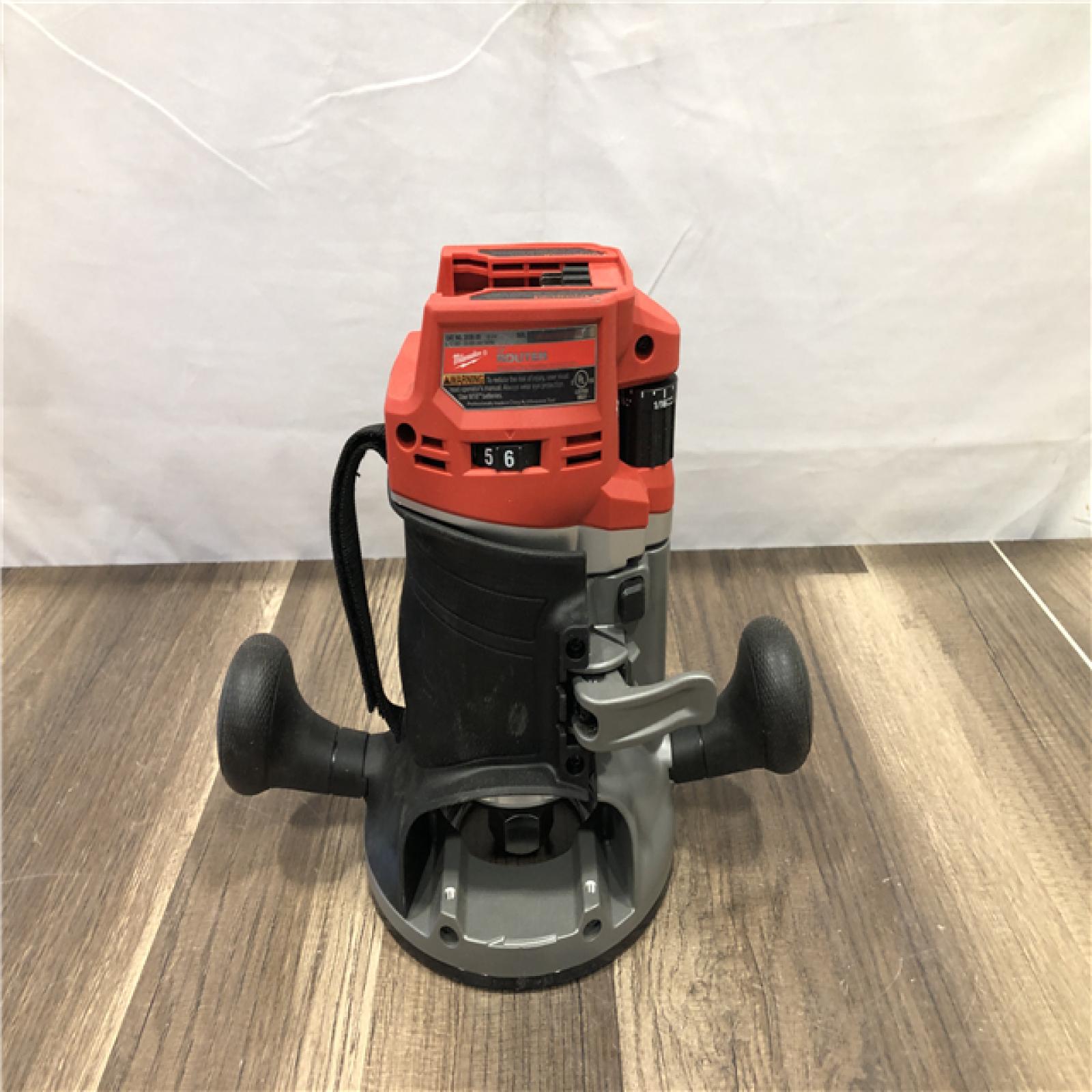 AS-IS Milwaukee  FUEL 18V Lithium-Ion Cordless Brushless 1/2 in. Router (Tool-Only)