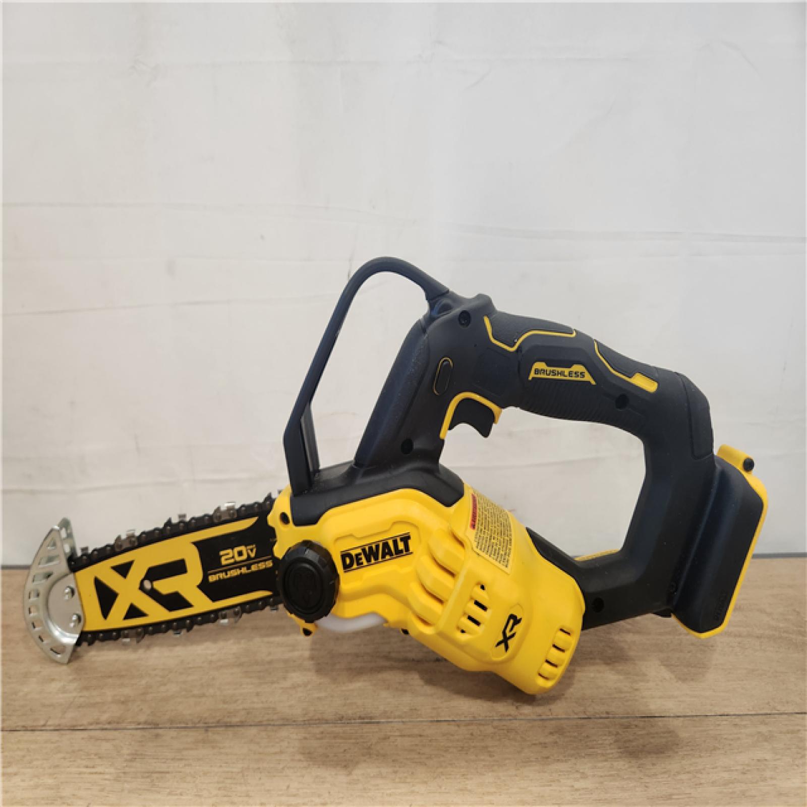 AS-IS- DeWalt 20V MAX 8 in. Brushless Cordless Battery Powered Pruning Chainsaw (Tool Only)