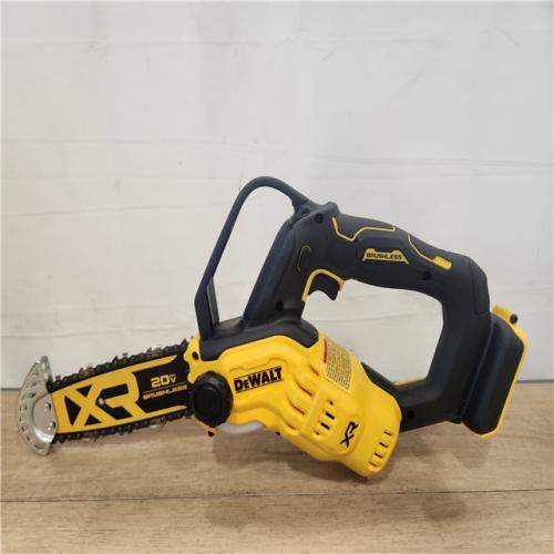 AS-IS- DeWalt 20V MAX 8 in. Brushless Cordless Battery Powered Pruning Chainsaw (Tool Only)