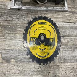 AS-IS DEWALT 20-Volt MAX Lithium-Ion Cordless 6-1/2 in. Circular Saw (Tool-Only)