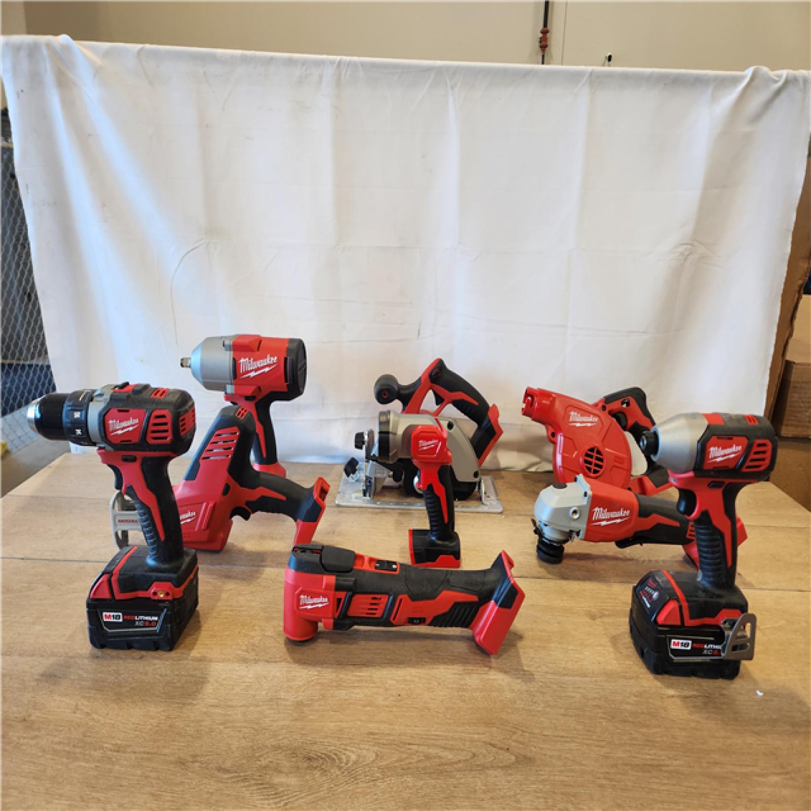 AS-IS- Milwaukee 18-Volt Lithium-Ion Cordless (9-Tool) Combo Kit