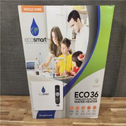 HOUSTON LOCATION - AS-IS (NEW) ECO36 TANKLESS ELECTRIC WATER HEATER