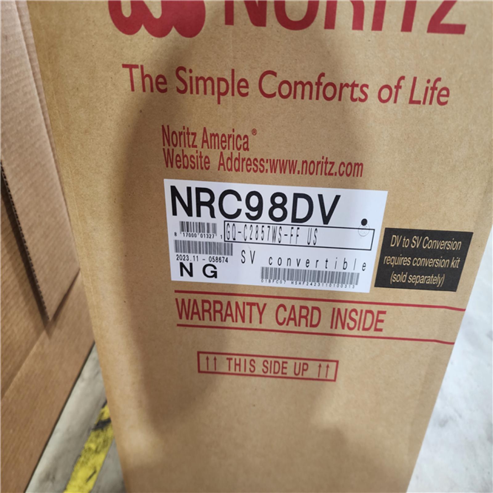 HOUSTON LOCATION - AS-IS (NEW) NRC98DV 180 000 BTU Direct Vent Residential Tankless Water Heater (NG)