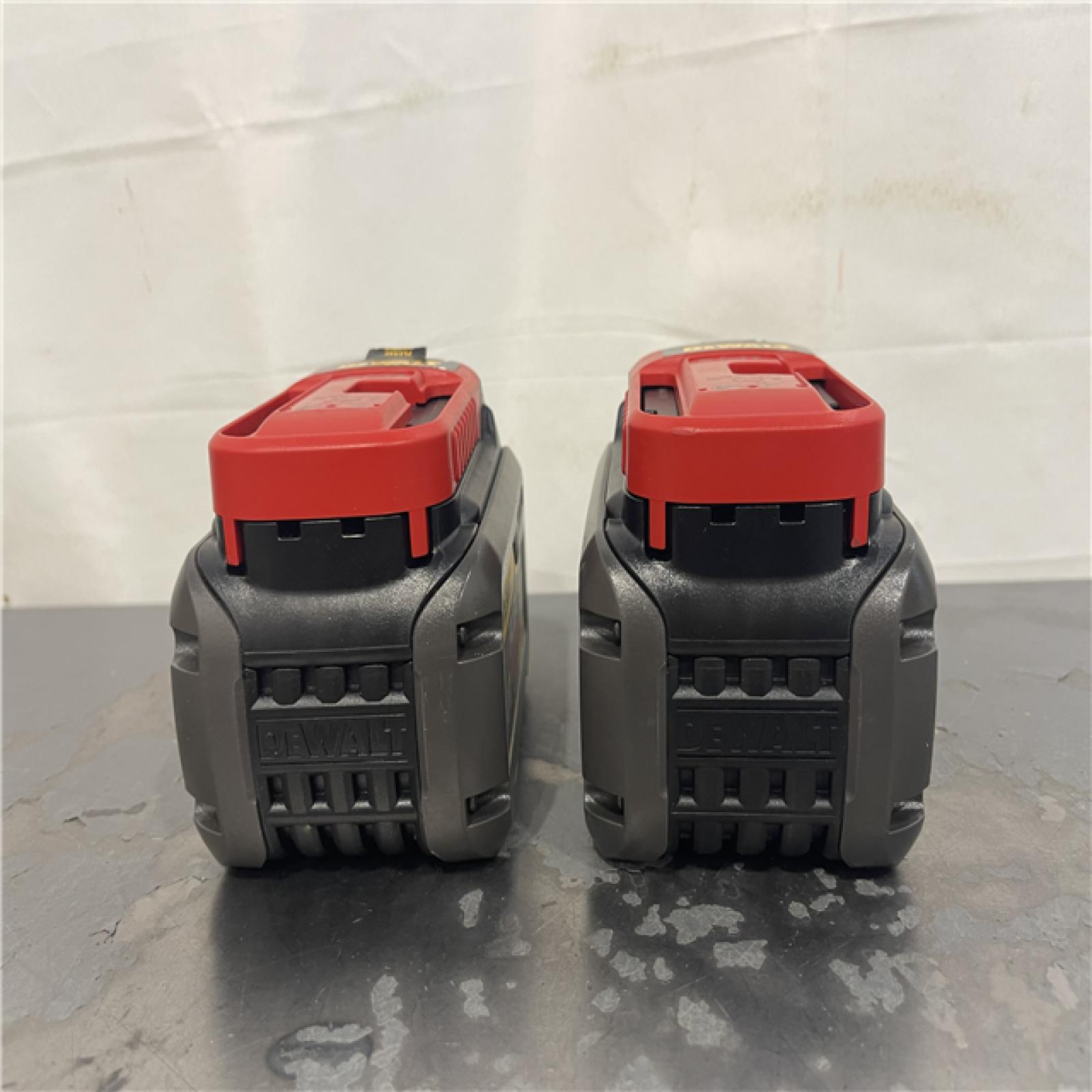 AS-IS- DEWALT FLEXVOLT 20-Volt/60-Volt MAX Lithium-Ion 6.0Ah Battery Pack (2-Pack)