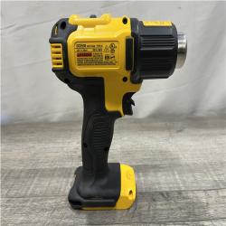 AS-IS DEWALT 20V MAX Cordless Compact Heat Gun with Flat and Hook Nozzle Attachments