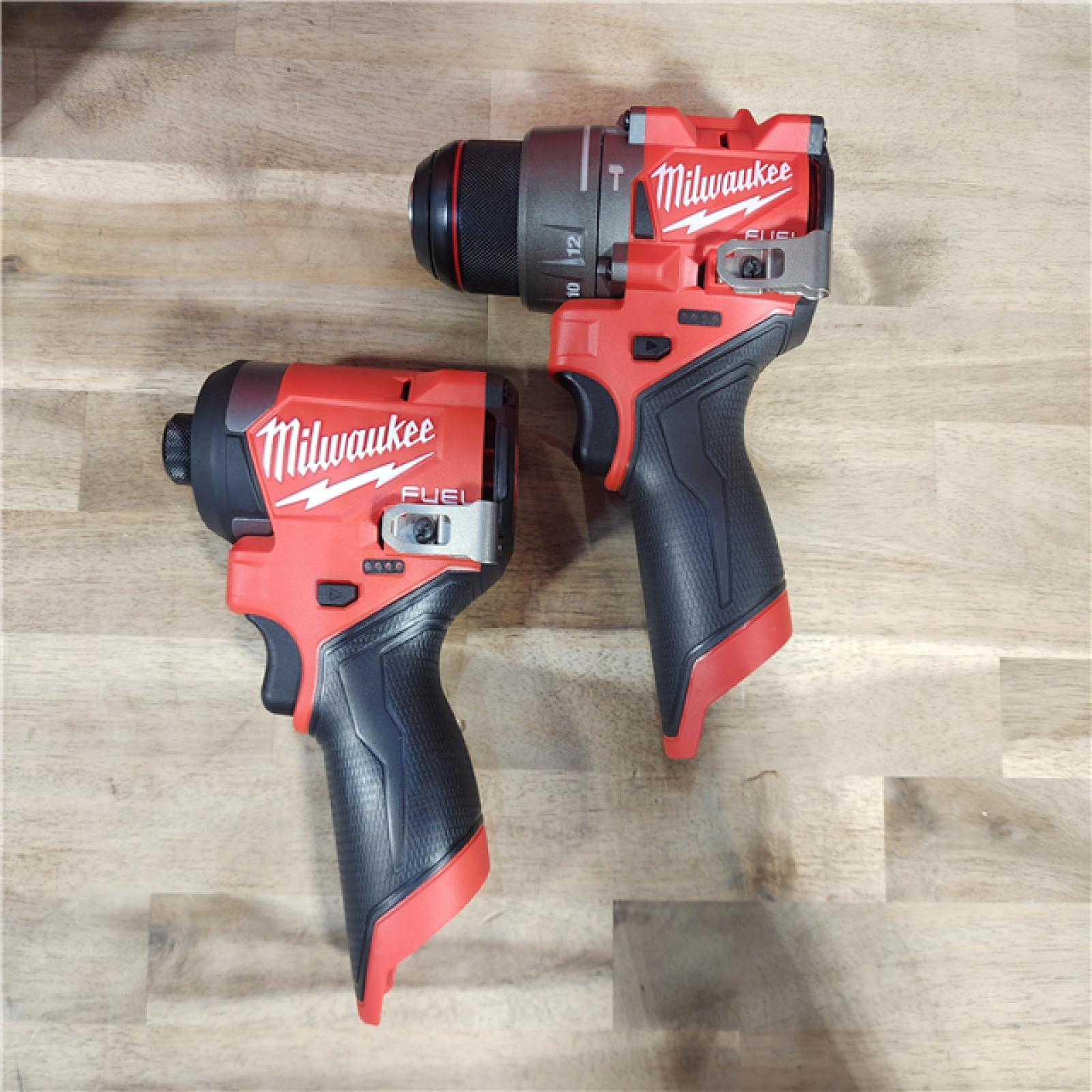 HOUSTON LOCATION - AS-IS (APPEARS LIKE NEW) Milwaukee 3497-22 12V Brushless Hammer Drill and Impact Driver Combo Kit