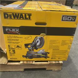 As-Is- DEWALT 60V Lithium-Ion 12 in. Cordless Sliding Miter Saw Kit with 9.0Ah Battery Pack